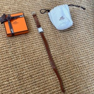 Cape Cod, Stainless Steel & Leather Strap Hermes